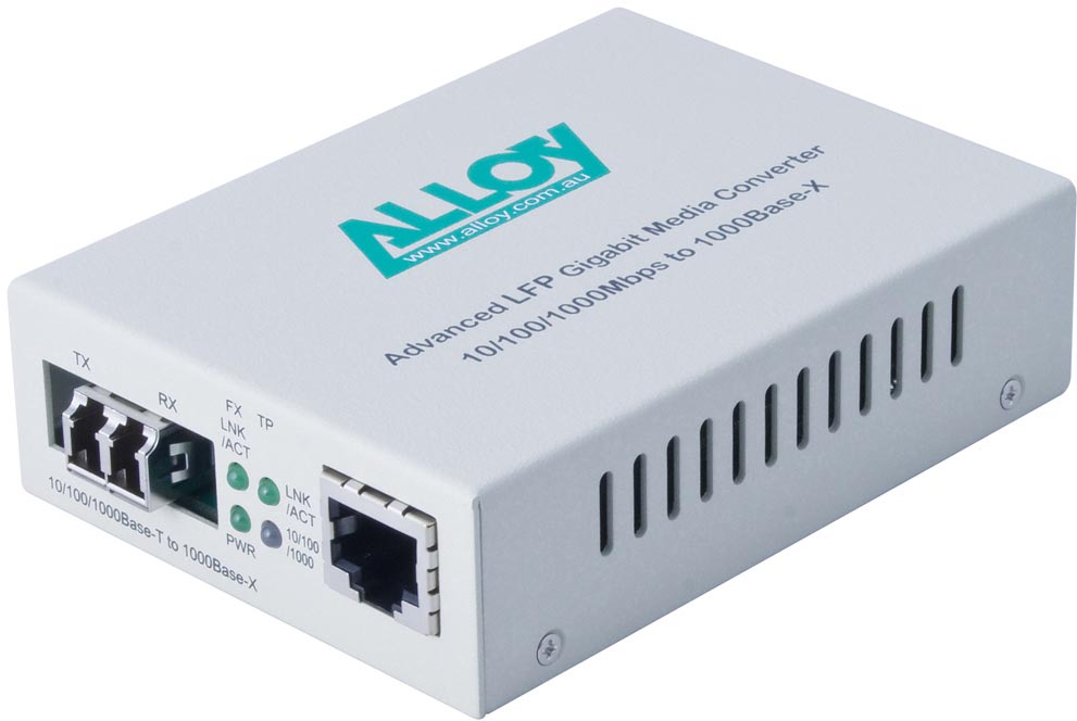 Gaming DesktopAlloy GCR2000LC.10 Gigabit Standalone/Rackmount Media Converter