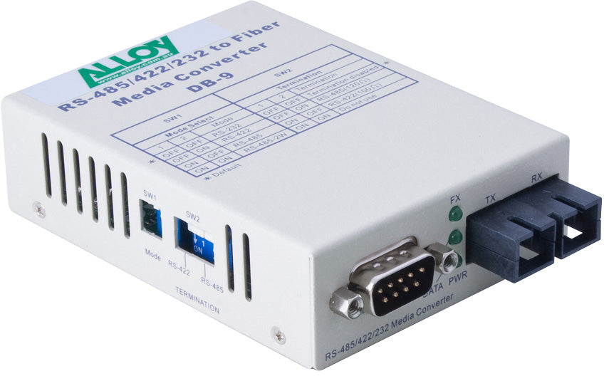 Gaming DesktopAlloy SCR460SC-3 RS-232/422/485 Serial DB-9 to Single Mode Fibre Converter. Max. range 20Km