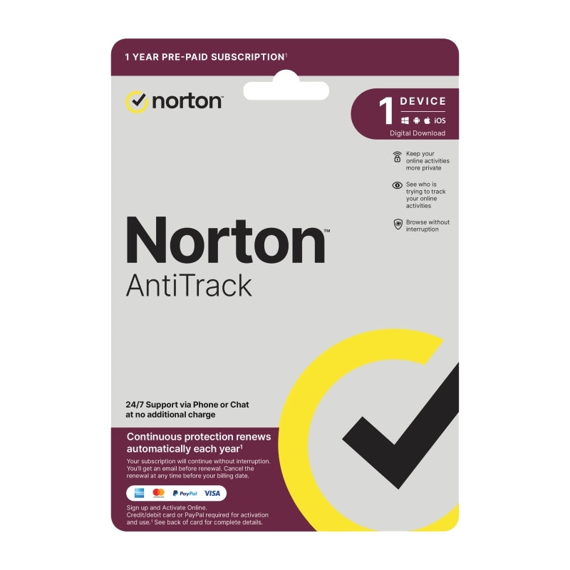 Gaming DesktopNorton Antitrack 1U 1 D 1 Yr