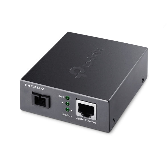 Gaming DesktopTP-Link TL-FC311A-2 Gigabit WDM Media Converter - IEEE 802.3u 1550nm 2KM (Compatible with TL-FC311B-2)