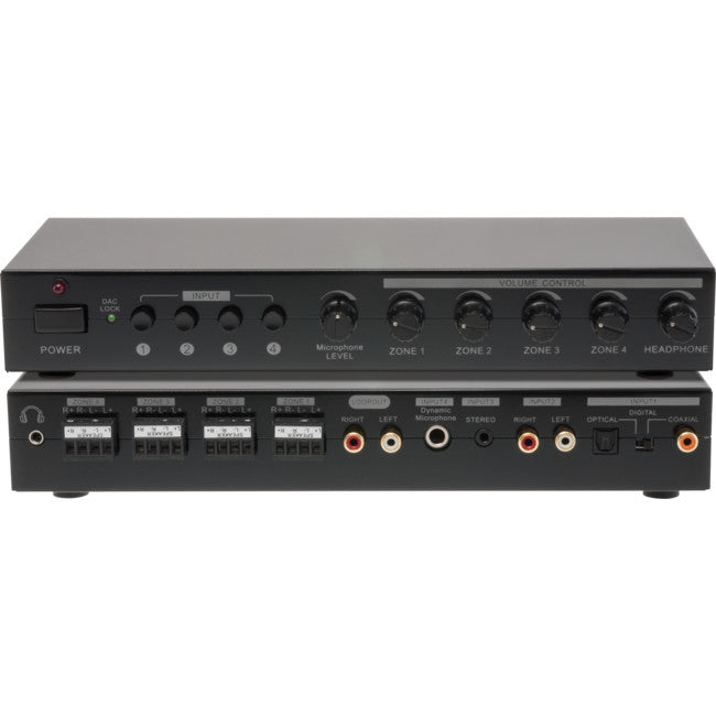 Gaming Desktop4X SOURCE / 4X ZONE STEREO AMP POWER AMPLIFIER - INBUILT DAC