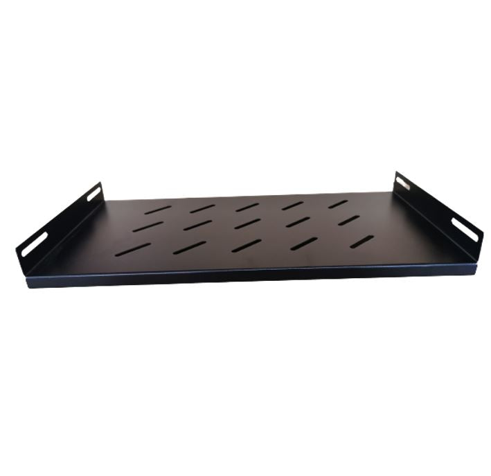 Gaming DesktopLDR Fixed 1U 275mm Deep Shelf Recommended for 19' 450/550mm Deep Cabinet - Black Metal Construction