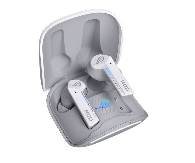 Gaming DesktopASUS ROG Cetra True Wireless Gaming Headphones (Moonlight White) Low-latency Wireless Connection