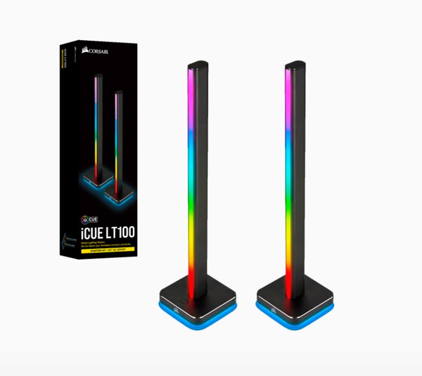 Gaming DesktopCorsair iCUE LT100 Smart Lighting Towers Starter Kit