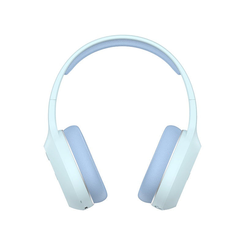Gaming DesktopEdifier W600BT Bluetooth Wireless Headphone Headset Stereo Bluetooth V5.1 Over-Ear Pads Built-in Microphone 30 Hours Playtime Blue