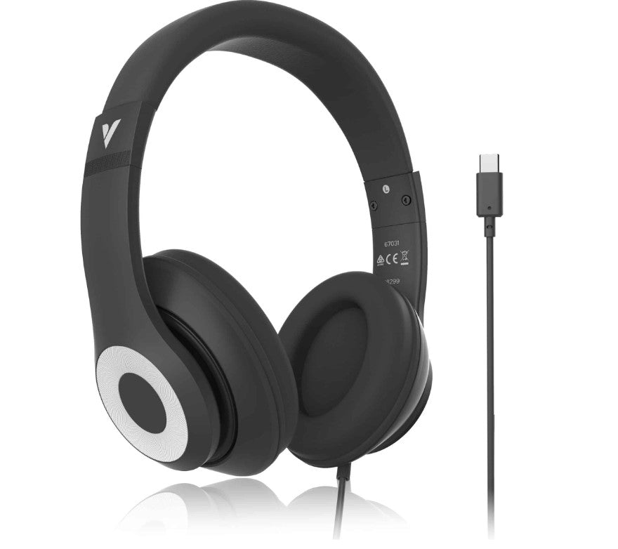Gaming DesktopVerbatim Audio Headphone Classic Type C - Black