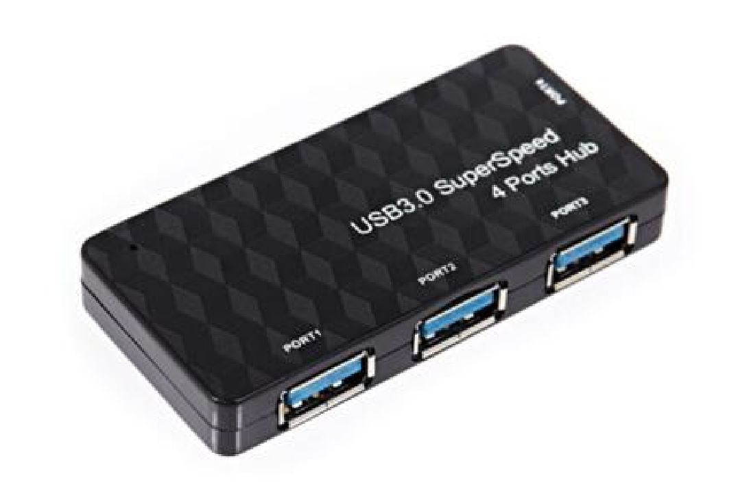 Gaming DesktopAstrotek 4 Port USB3.0 HUB 3x USB3.0 + 1x Micro USB with 5V 2.5A Power Adaptor