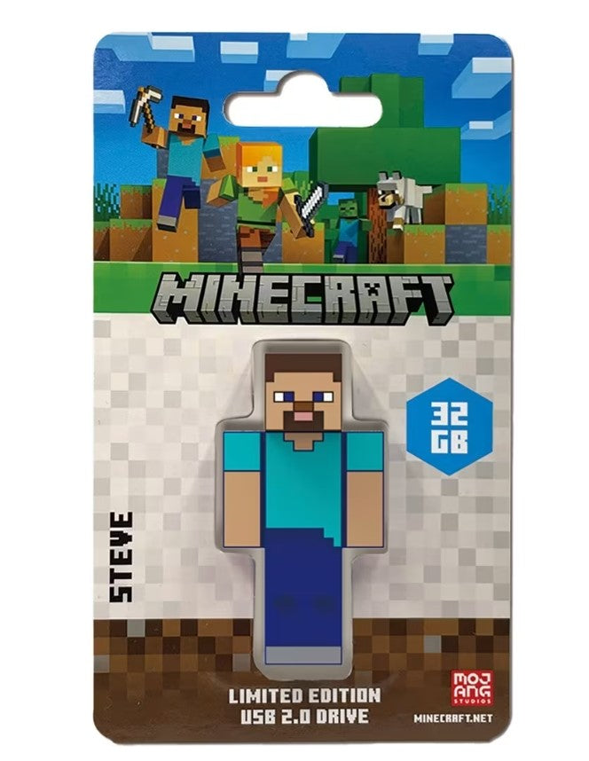 Gaming DesktopVerbatim Minecraft Collector s Edition USB Flash Drive - 32GB - Steve. Retail Pack