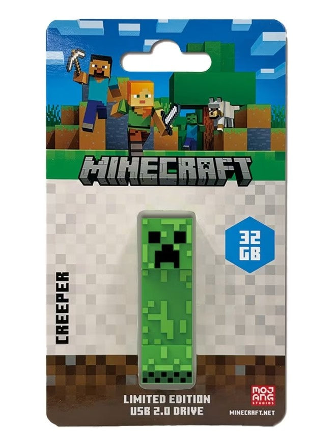 Gaming DesktopVerbatim Minecraft Collector s Edition USB Flash Drive - 32GB - Creeper. Retail Pack