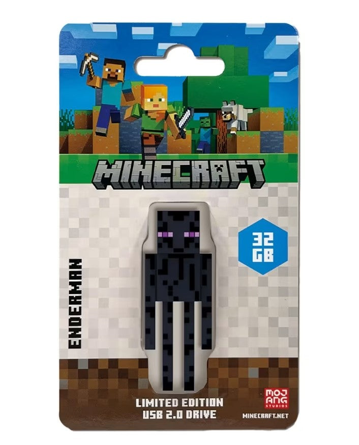 Gaming DesktopVerbatim Minecraft Collector s Edition USB Flash Drive - 32GB - Enderman Retail Pack
