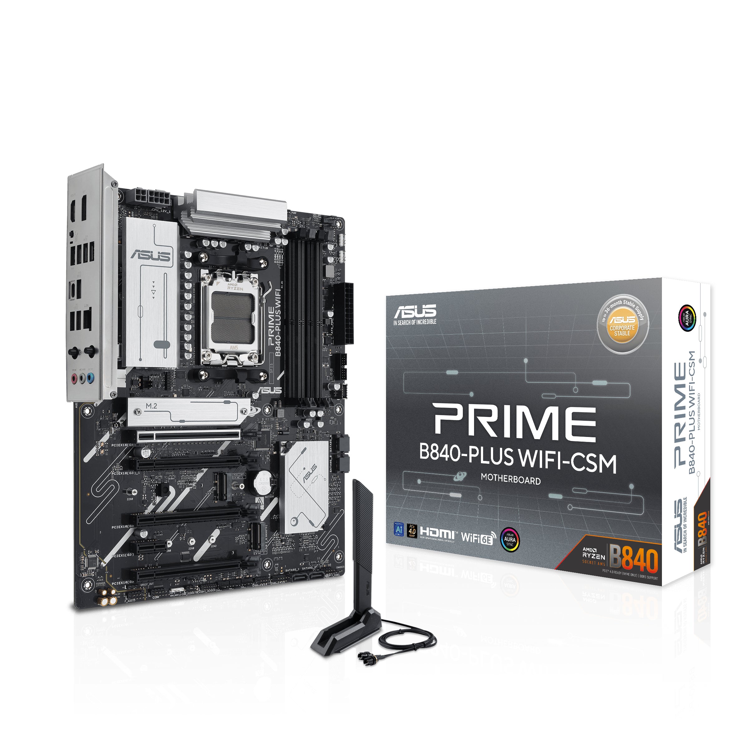 ASUS PRIME B840-PLUS WIFI-CSM AMD B840 Socket AM5 ATX