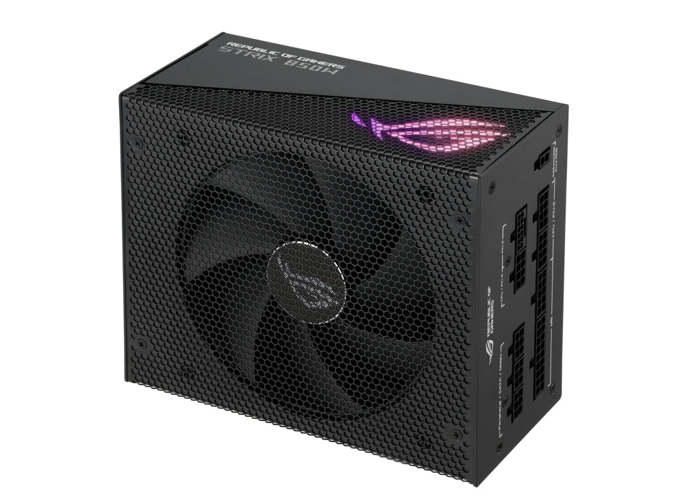 ASUS ROG-STRIX-AURA-850G-GAMING ROG STRIX 850W Gold Aura Edition, 80 Plus Gold, Fully Modular, Lambda A++ Certification,135mm Fan, Aura Sync, 10YW