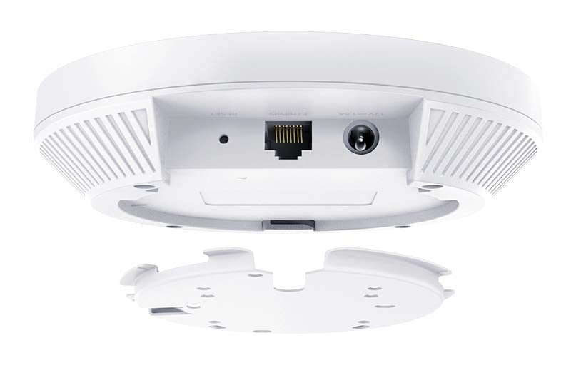TP-Link EAP613 Omada AX1800 Ceiling Mount WiFi 6 Access Point, 574Mbps at  2.4 GHz + 1201 Mbps at 5 GHz,  2Internal Antennas, MU-MIMO, Seamless Roami